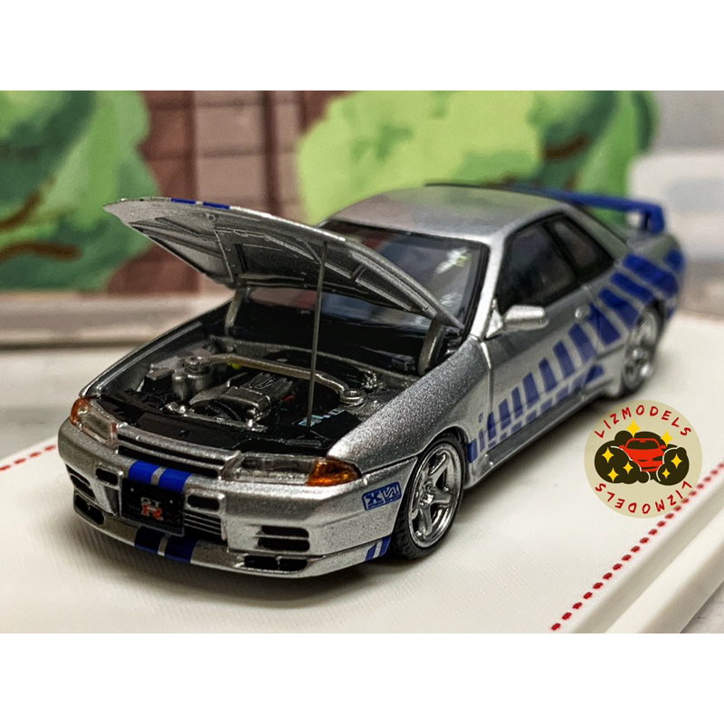 FH 1:64 NISSAN Skyline GTR R32 Nismo S-Tune Sports Model Black Diecast