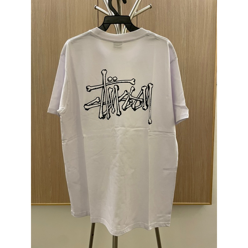 ★関税込★Stussy★Stussy Bones Stock T-Shirt White★Tシャツ Stussy Bones Stock Tee White