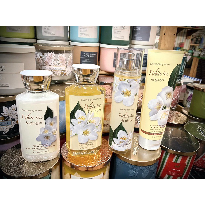 光頭＆Jordan小舖》Bath＆body Works BBW 白茶&薑white tea