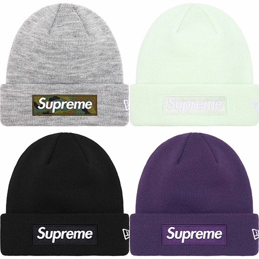 Hills】SUPREME 23FW NEW ERA BOX LOGO BEANIE 經典毛帽針織帽迷彩現貨