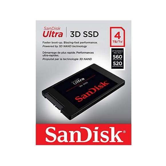 SanDisk Ultra 3D 4TB SSD 2.5吋4TB SATAIII 固態硬碟| 蝦皮購物