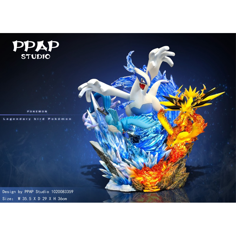 PPAP 神奇寶貝 寶可夢 口袋妖怪 Pokemon 神獸第二彈 聖鳥組 洛奇亞 火焰鳥 閃電鳥 急凍鳥 GK 預訂 | 蝦皮購物