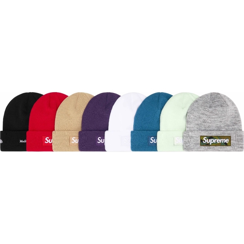 現貨]SUPREME NEW ERA® BOX LOGO BEANIE 毛帽| 蝦皮購物