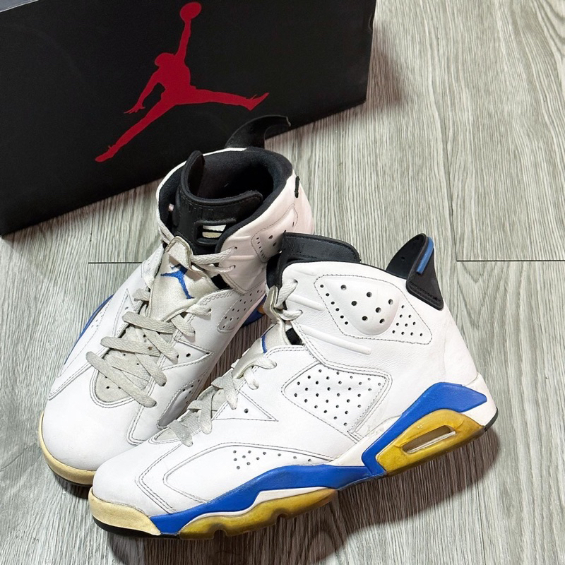 AIR JORDAN 6 RETRO “Sport Blue” 384664-107 US 8.5 (26.5cm)