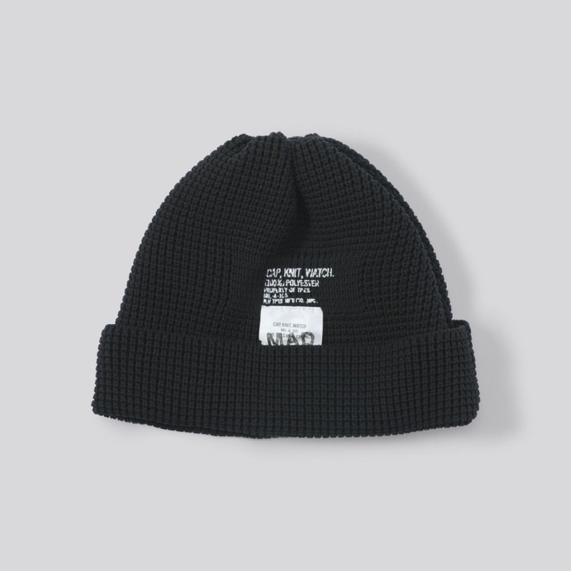 N.HOOLYWOOD MADNESSニット帽 N.HOOLYWOOD - BEANIE （BLACK） / ニット帽 ビーニー （ブラック