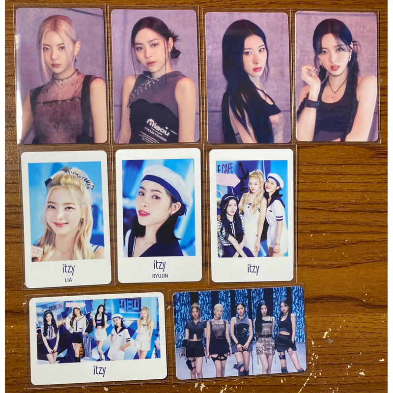 ITZY 日本 周邊小卡組 Ringo 快閃店 海軍 拍立得 Lia 留真 彩領 有娜 CP卡 團體 特典 | 蝦皮購物