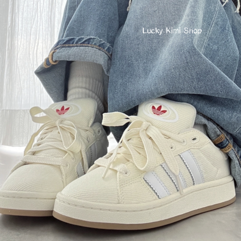 LKS-Adidas Originals Campus 00S 米白 奶色 厚底 復古 麵包鞋 男女鞋 ID2070 | 蝦皮購物