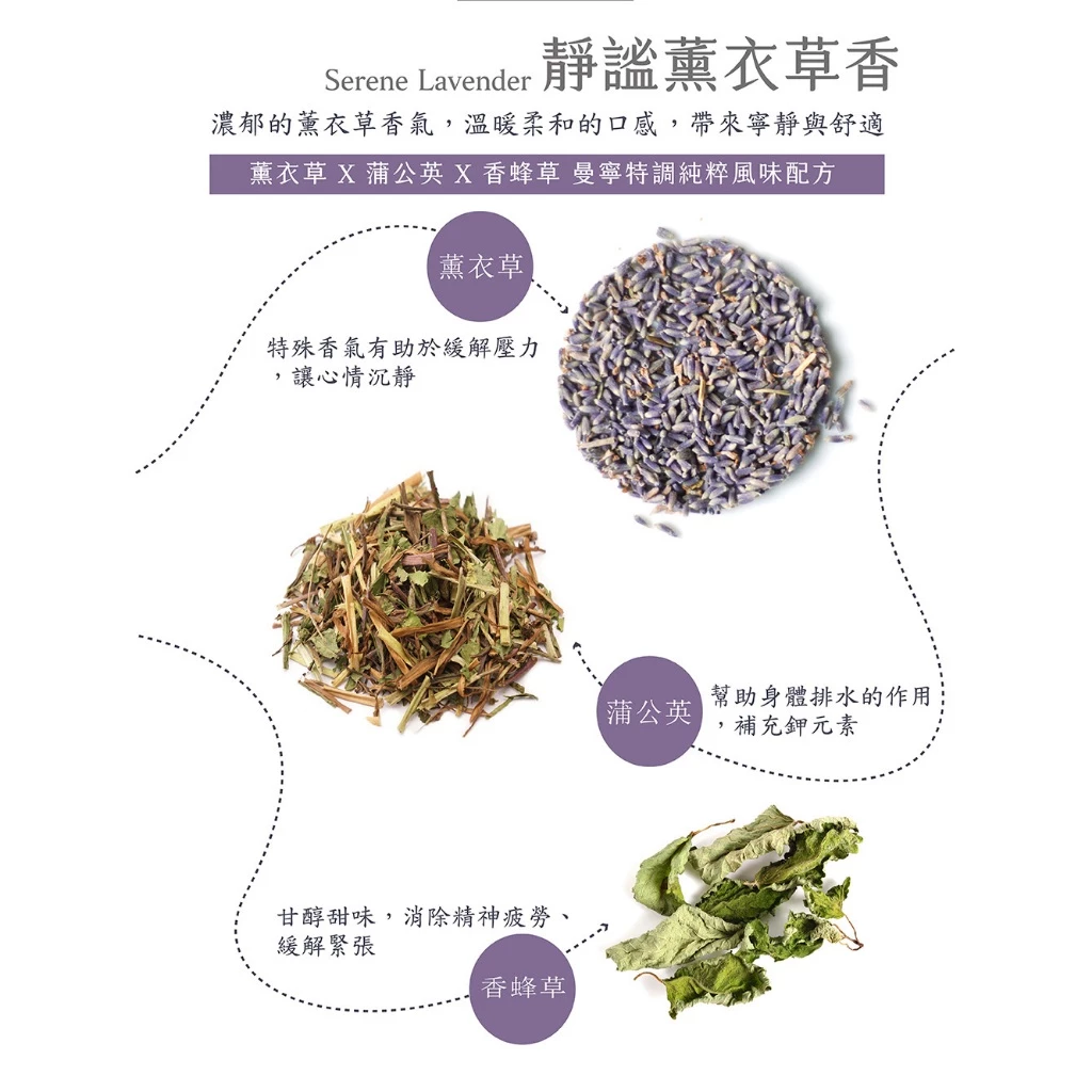 【睡前的紫色優鬱】曼寧德國花草茶-薰衣草茶：用純淨草本安撫緊繃神經，開啟一夜好眠的溫柔開關