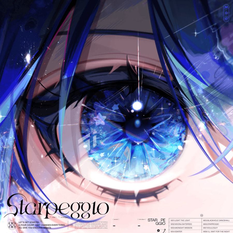 全新現貨】Hololive 星街彗星2nd MINI ALBUM「Starpeggio」星街すい 