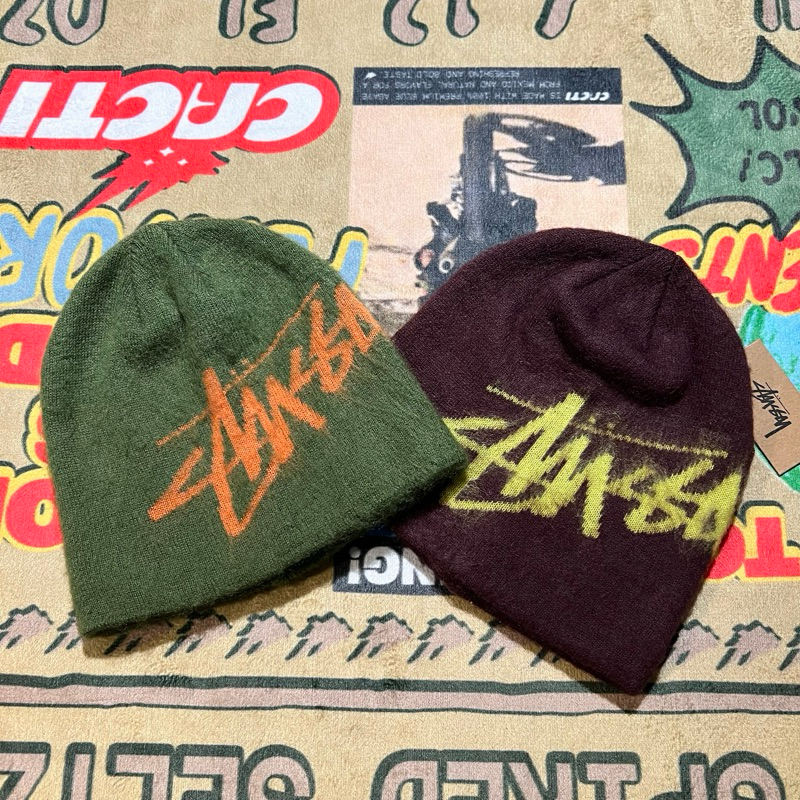 全新現貨 Stüssy Brushed Out Stock Logo Skullcap