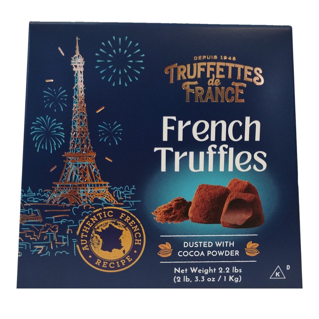 好市多 COSTCO Truffettes de France 松露造型巧克力風味球 1公斤 X 2入 蝦皮購物