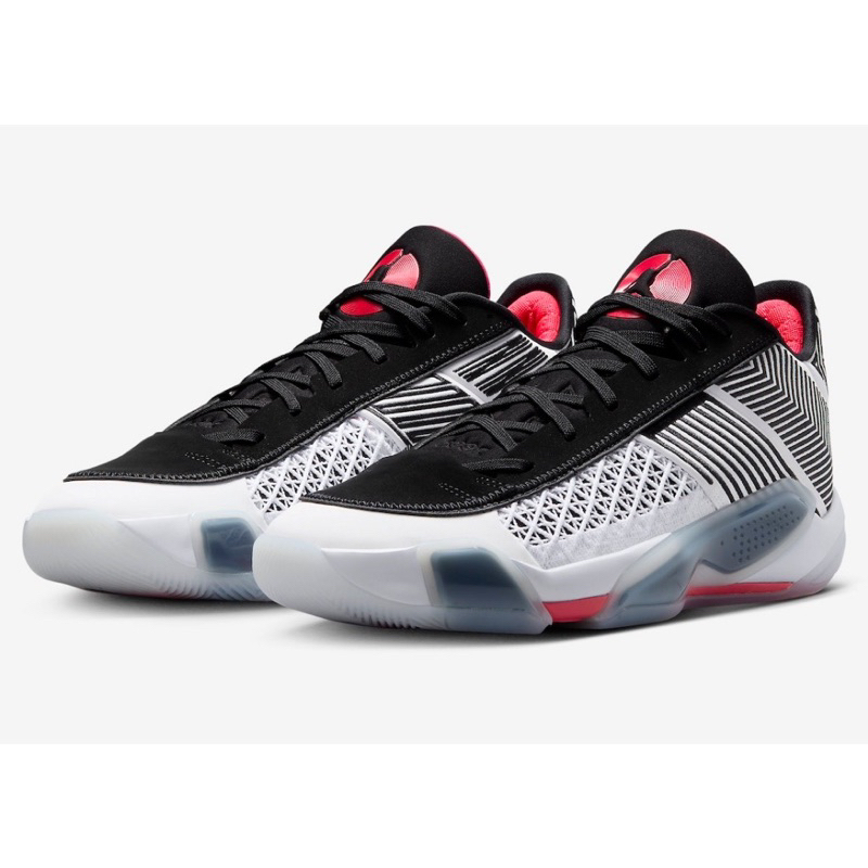 【kd Shop】air Jordan Xxxviii Low Pf 白黑紅 Aj38 籃球鞋 Fd2325 101 蝦皮購物 