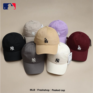 免運 15色入 韓國MLB 老帽 小logo LA帽/NY帽 水洗款 軟頂 洋基帽 帽子