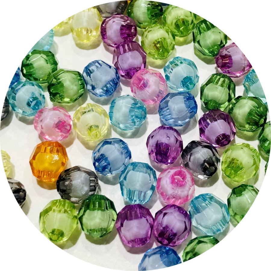 珠中珠〈圓角珠/地球珠〉4mm6mm8mm/手作DIY材料 | 蝦皮購物