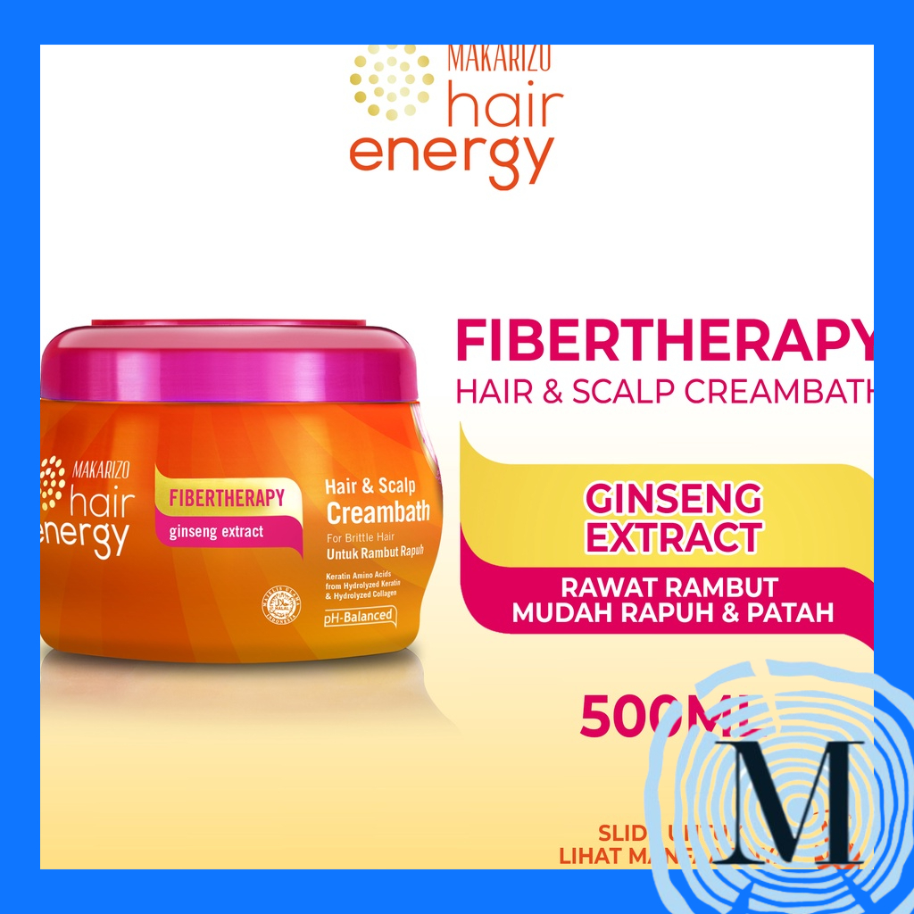 MAKARIZO Hair Energy Mask Ginseng Masker Rambut MKBT122 #11 | 蝦皮購物