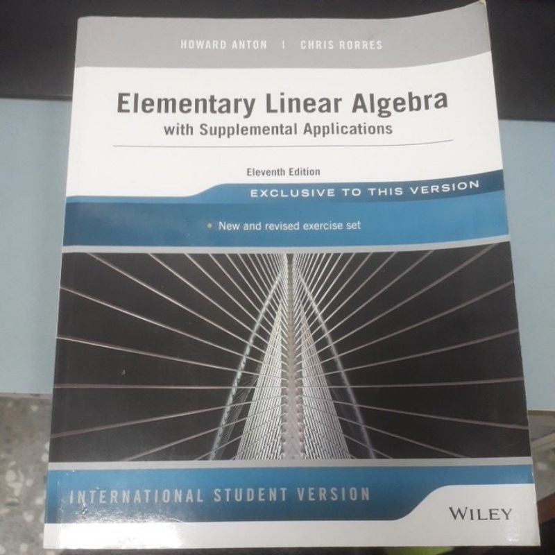 Elementary Linear Algebra with Supplemental Applications | 蝦皮購物