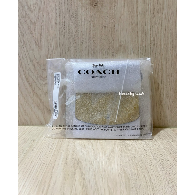 免運✨台灣現貨✨美國🇺🇸Coach專櫃真皮牛皮卡夾卡包卡片小錢包