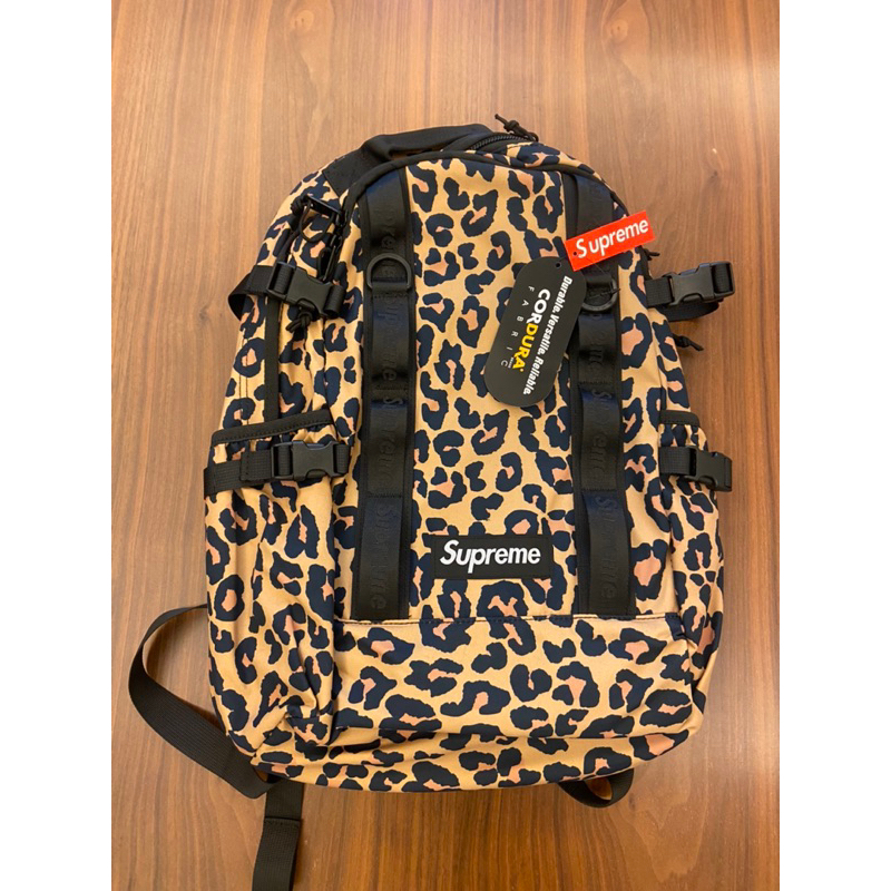 Supreme Leopard backpack (FW20)雙肩包後背包| 蝦皮購物