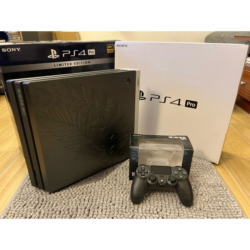 🌟Ps4 pro 1TB最後生還者限定版主機7218B 型最新型主機9.5成新近新品🌟🔺含二代原廠限量手把🔻