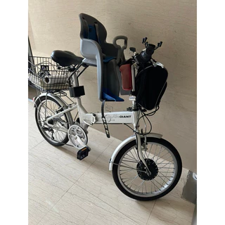 捷安特折疊腳踏車+GH-516嬰兒安全座椅+電動改裝套件