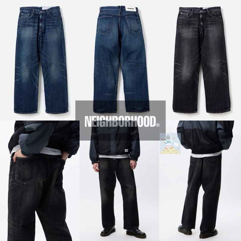 NEIGHBORHOOD 24SS WASHED DENIM DP WIDE PANTS 長褲牛仔褲休閒