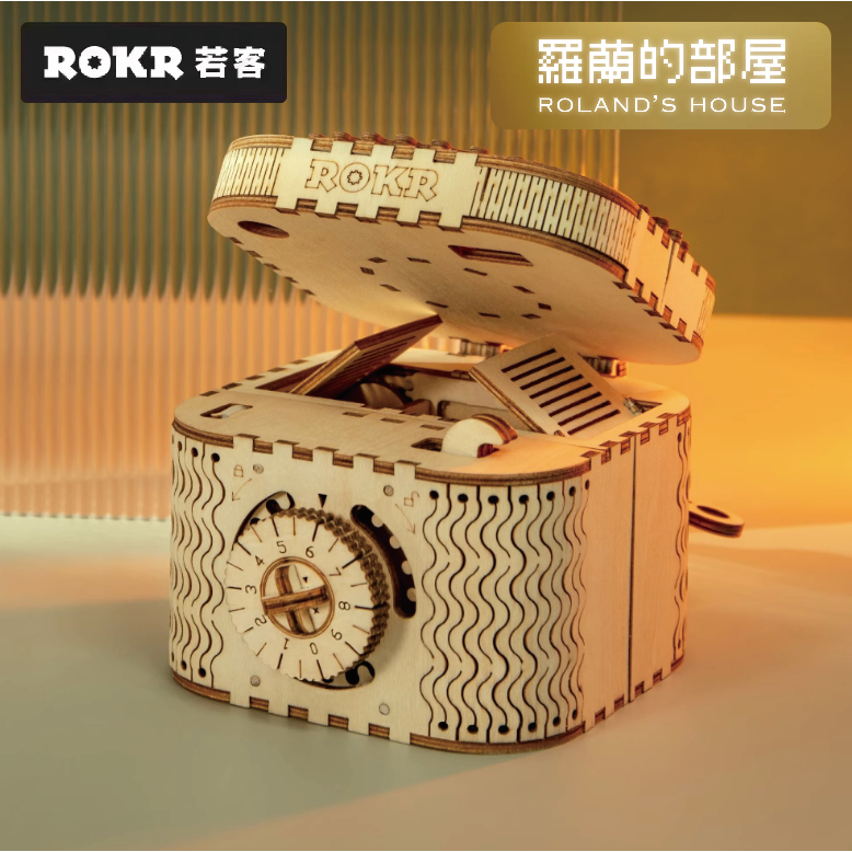 ♪時代文机　銘木 、良作 ✨Roland✨『ROKR若客摯愛旋轉木馬機械八音盒』夢幻版若態機械魔法愛之