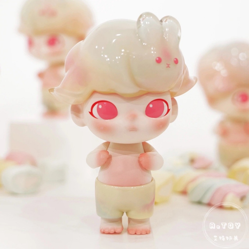 預購} POPMART泡泡瑪特五字限定DIMOO THE RABBIT PUDDING系列手辦大娃
