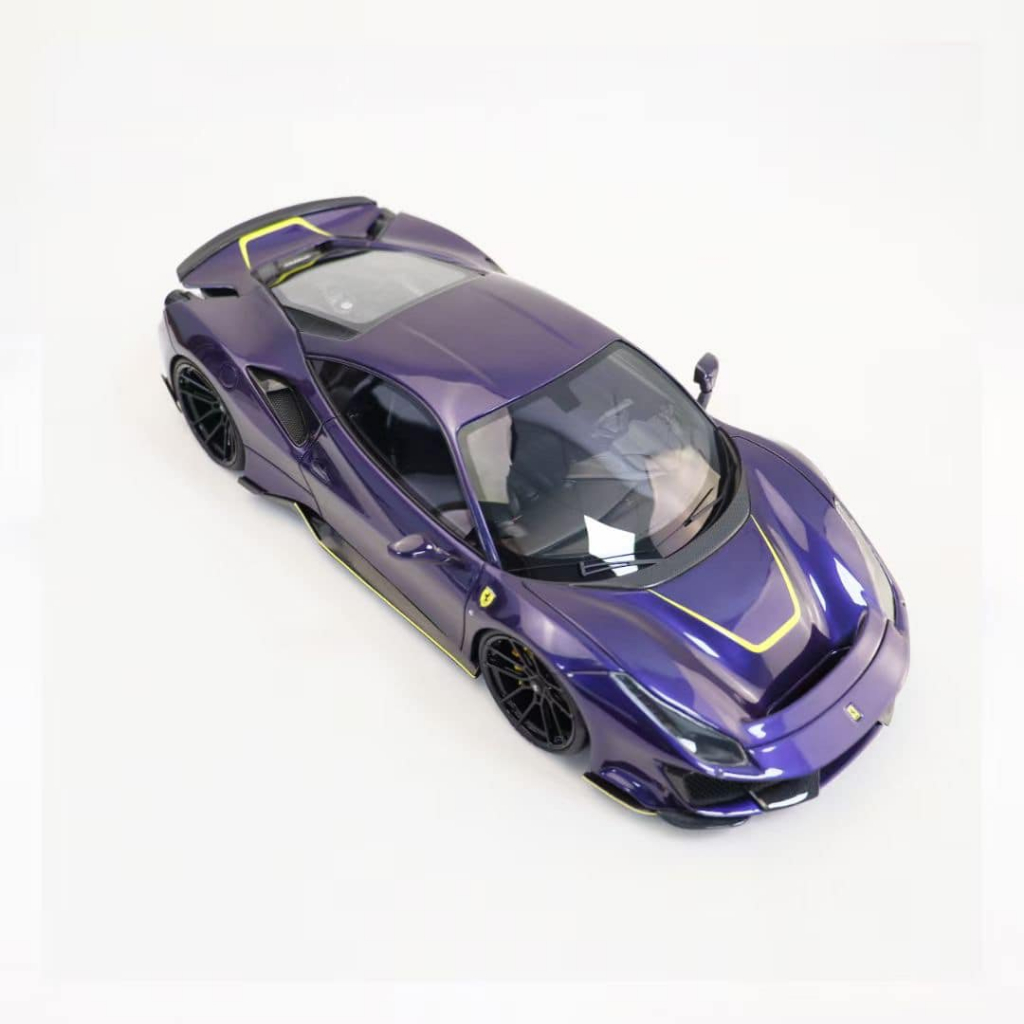 MÔ HÌNH 1:64 U2 - Ferrari Novitec 488 Pista Light Green | Việt Nam