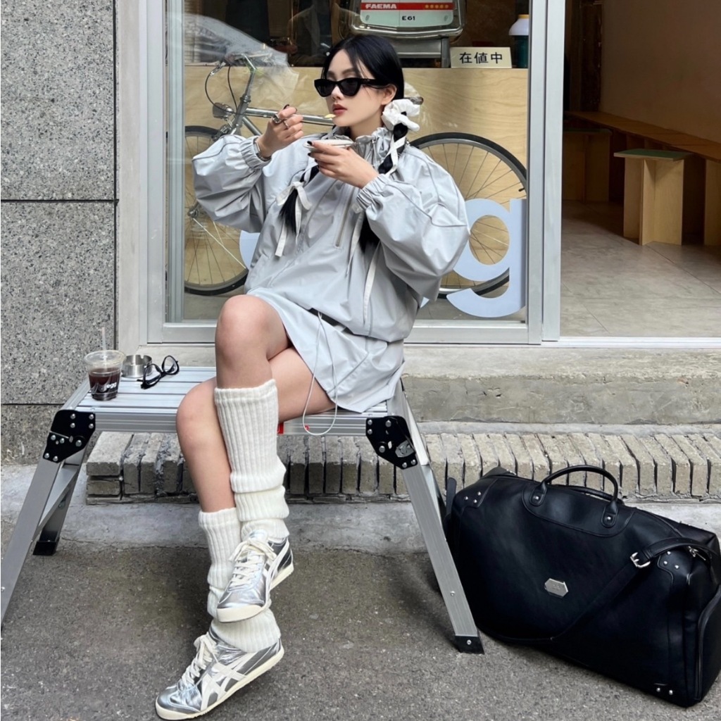 路克Look👀 Onitsuka Tiger Mexico 66 鬼塚虎銀色白線小銀鞋
