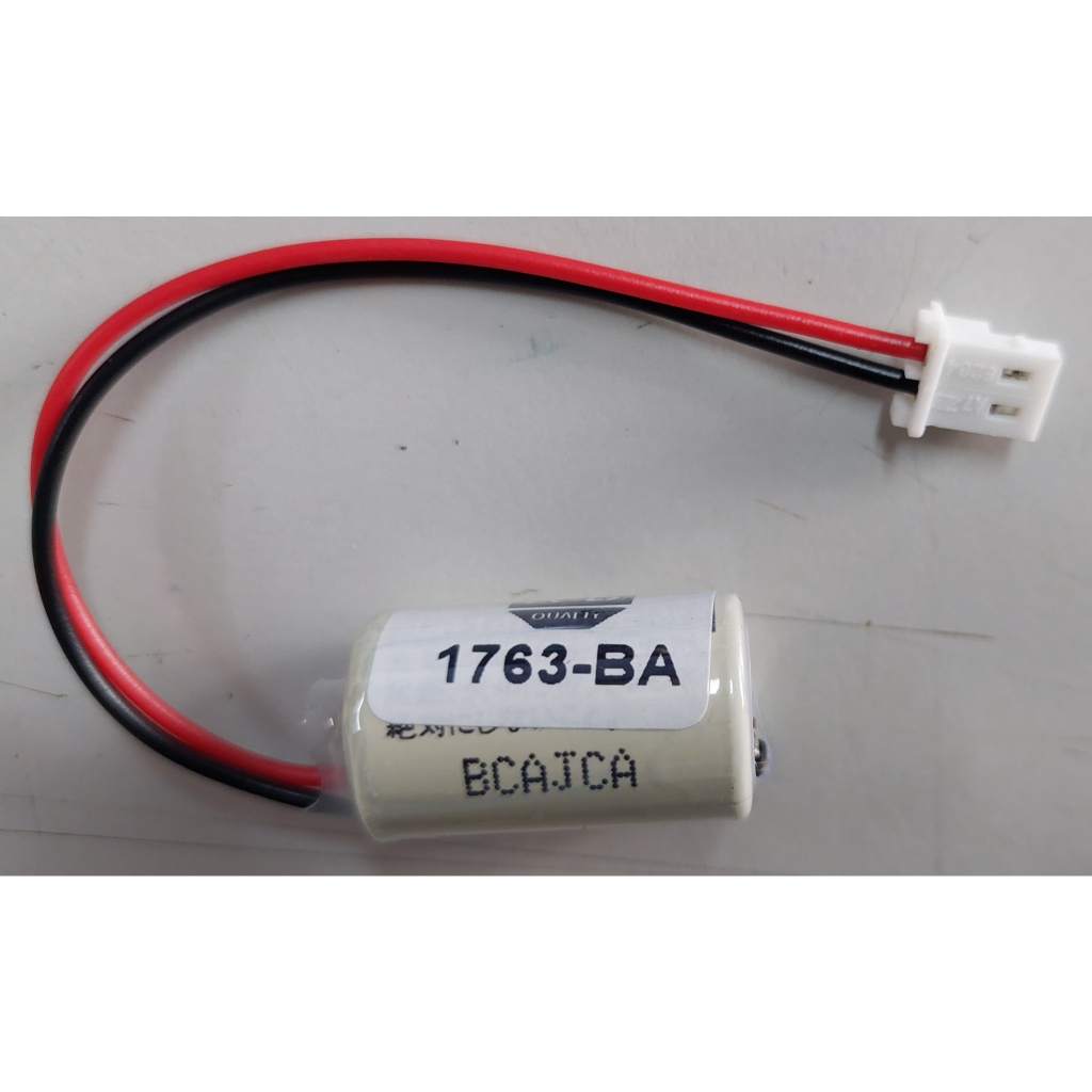 1763-BA 出線白色接頭.2線2P PLC/CNC電池(含稅)【佑齊企業 iCmore】 | 蝦皮購物