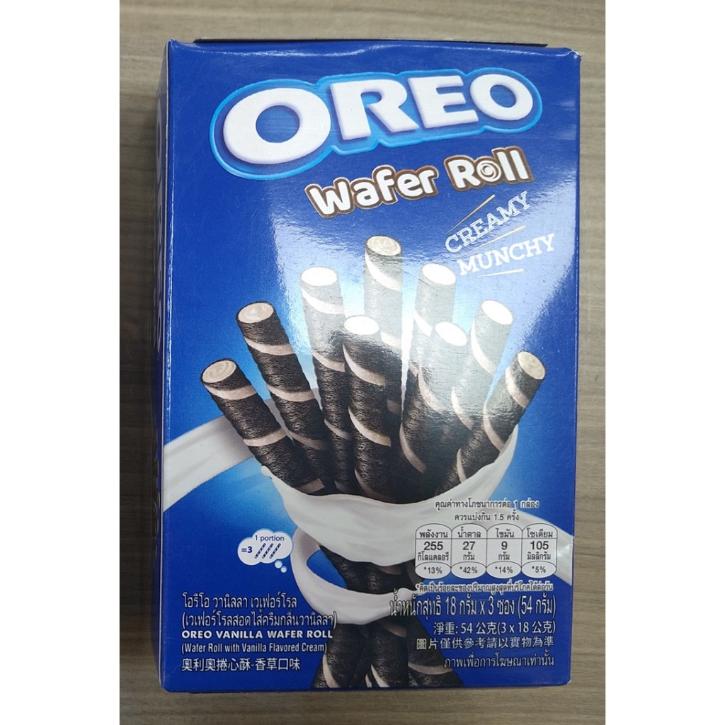 OREO 奧利奧捲心酥 54g （獨立小包裝） 巧克力口味 香草口味 | 蝦皮購物