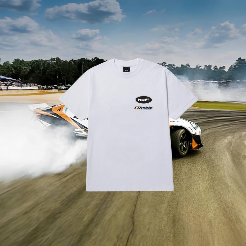 【YOYOGI PLUS】HUF x GREDDY RACING TSHIRT 紀念款(白) | 蝦皮購物