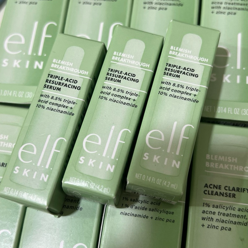 現貨全新 elf triple acid resurfacing serum 三重換膚精華液 4.2ml | 蝦皮購物