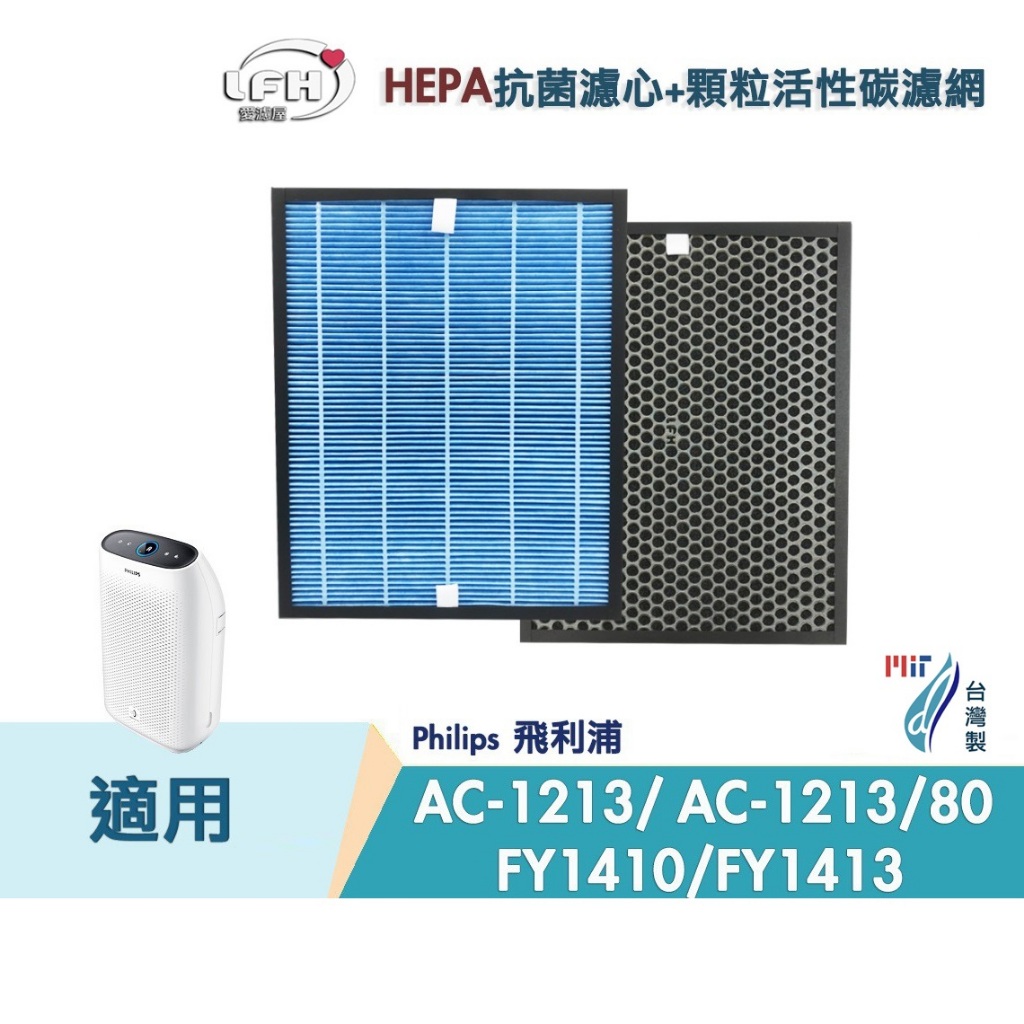 抗菌濾心 顆粒活性碳濾網 適用Philips 飛利浦 AC1213 AC1212 AC1213/80 FY1410-現貨 | 蝦皮購物