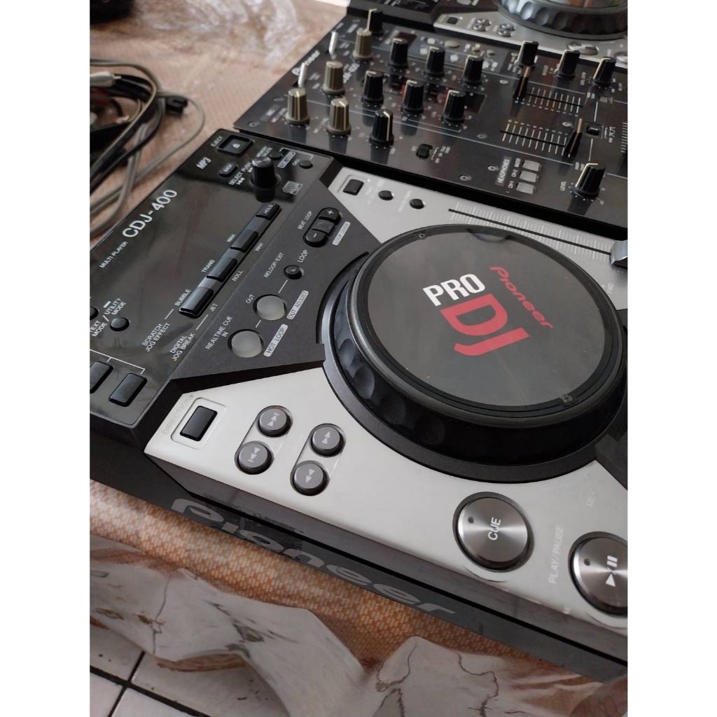 訂金)二手Pioneer CDJ-400 15500元CD媒體播放器DJM-400先锋DJ调音台正常功能9成新| 蝦皮購物