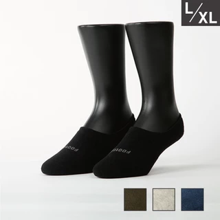 FOOTER 簡約時代隱形襪 除臭襪  黑白米灰(男-Q88L/XL)