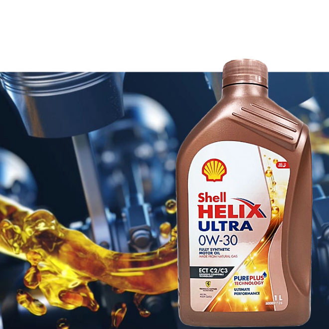 《油工坊》SHELL HELIX ULTRA ECT C2/C3 0W30 SN 全合成 504 507 | 蝦皮購物