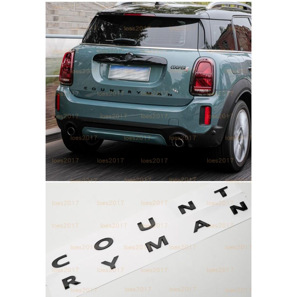 MINI COOPER COUNTRYMAN 黑色 貼標 字標 後標 車標 字母 F60 F55 F56 R55 R56 | 蝦皮購物