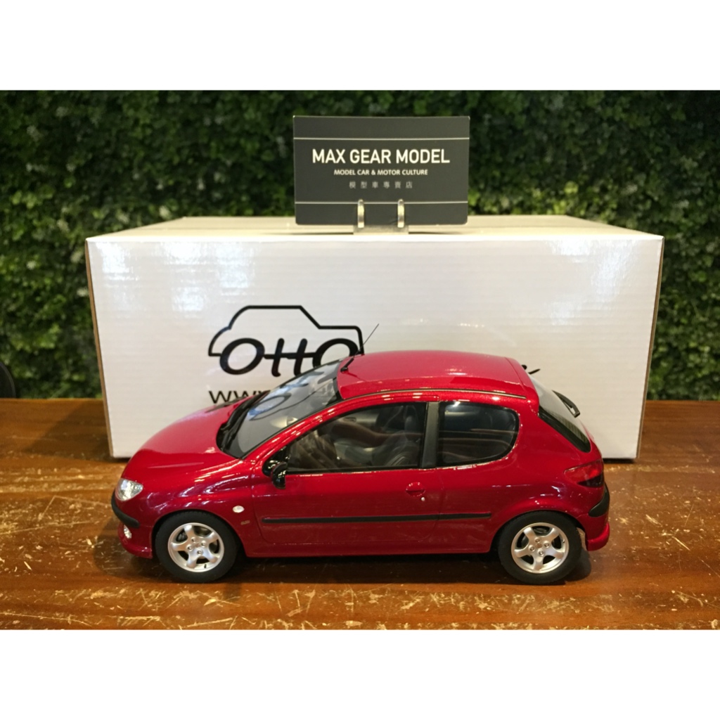 1/18 OTTO Peugeot 206 S16 Rouge Lucifer EKQ 1999 OT1039【MGM 1/18 OTTO Peugeot 206 S16 Rouge Lucifer EKQ 1999 OT1039【MGM