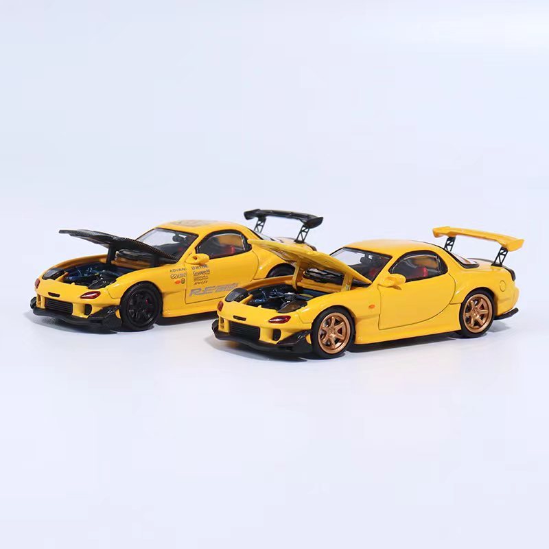 BSC 1:64 Mazda RX-7 引擎蓋可開版 轉子 啟介 FD FC 雨宮塗裝 RX7 | 蝦皮購物