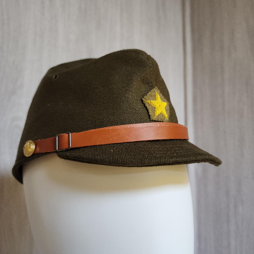 二戰時期日本陸軍将校略帽軍官抗戰太平洋戰爭日本軍帽| 蝦皮購物