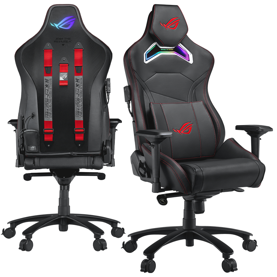 ASUS華碩 ROG Chariot X SL301 RGB 電競椅/附頭枕.腰靠/4D扶手/原價屋 | 蝦皮購物
