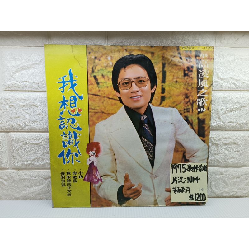 1975首版 高凌風 我想認識你 華語黑膠唱片 | 蝦皮購物