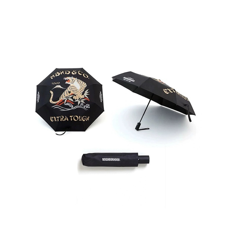 全新限量免運NEIGHBORHOOD TIGERPRINT FOLDING UMBRELLA NBHD老虎雨傘