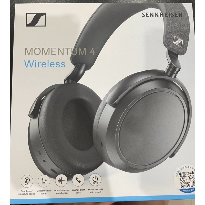 Sennheiser Momentum By 4 Wireless 主動降噪耳罩式藍牙耳機 蝦皮購物