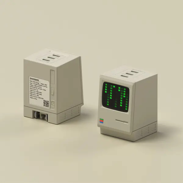 樂福數位 SHARGE Retro 67 復古電腦充電頭 67W 全氮化鎵GaN快充器 公司貨 | 蝦皮購物