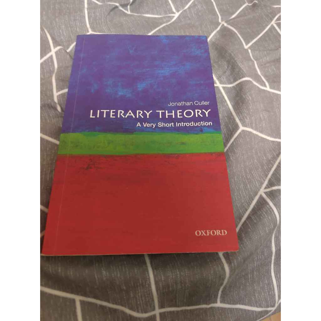  literary theory a very short introduction 