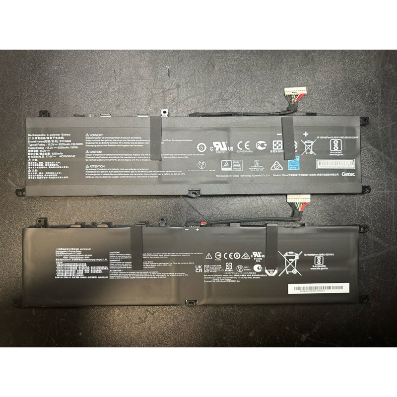 Genuine BTY-M6M Replacement Laptop Battery – 95Wh For MSI Creator 15, GS66 Stealth, GE66 Raider, GE76