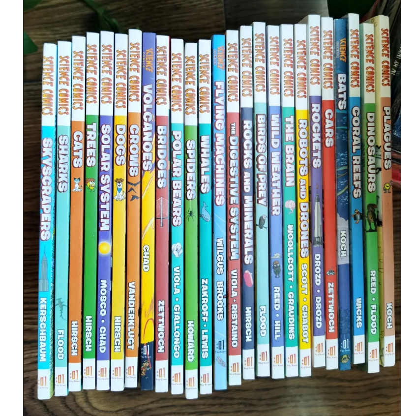貨到付款】科學漫畫系列全套29冊Science Comics 兒童英語讀物