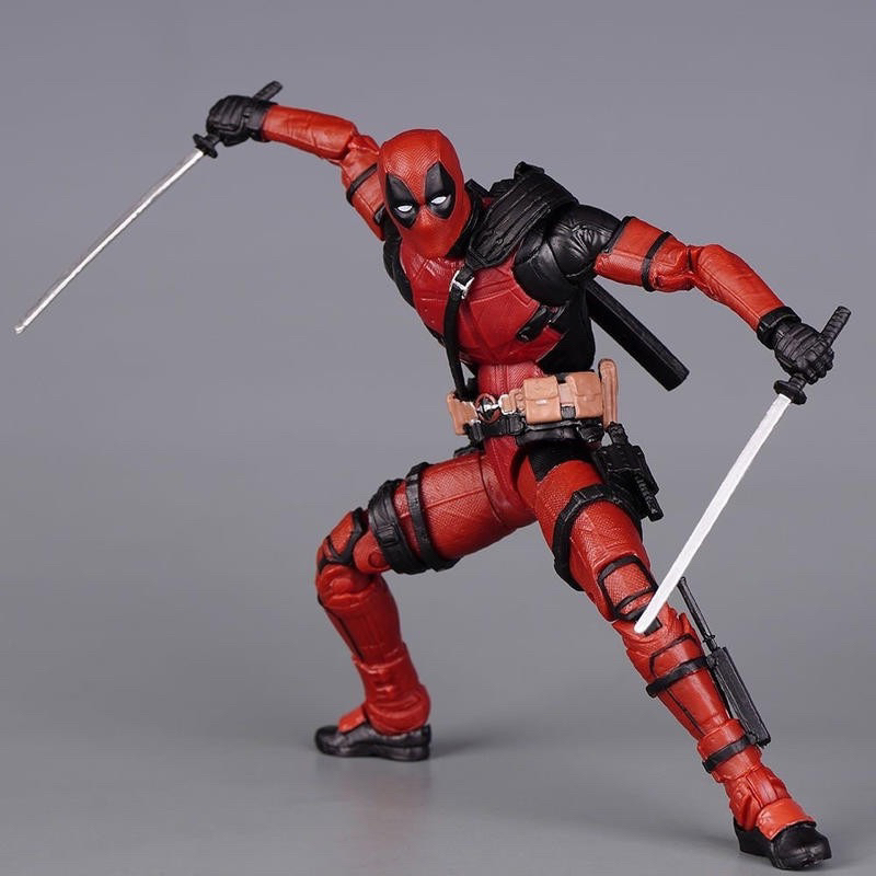 死侍 優質版死侍 新品死侍 DEADPOOL 可動死侍 DEADPOOL 6寸死侍電影金剛動手動人模型擺件 | 蝦皮購物